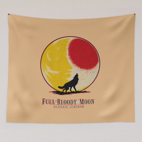 Item preview, Full red bloody moon ,classic-tee  designed and sold by Ajax90.