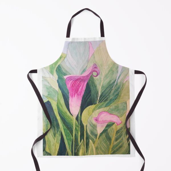 Item preview, Pink Calla lilies watercolour painting designed and sold by esvb.