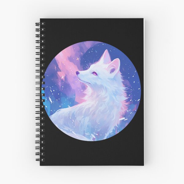 Item preview, White Fox // Aesthetic White Fox // Galaxy and Stars //  Polar Fox designed and sold by SMARTKIT  DESIGNAGENCY.