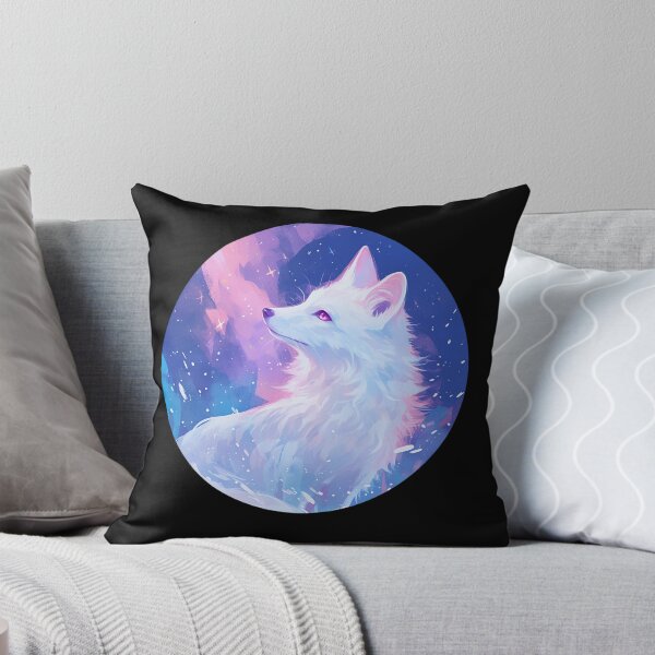 Item preview, White Fox // Aesthetic White Fox // Galaxy and Stars //  Polar Fox designed and sold by SMARTKIT  DESIGNAGENCY.