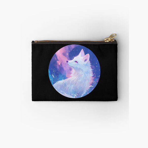 Item preview, White Fox // Aesthetic White Fox // Galaxy and Stars //  Polar Fox designed and sold by SMARTKIT  DESIGNAGENCY.