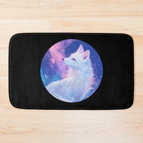 Item preview, White Fox // Aesthetic White Fox // Galaxy and Stars //  Polar Fox designed and sold by SMARTKIT  DESIGNAGENCY.