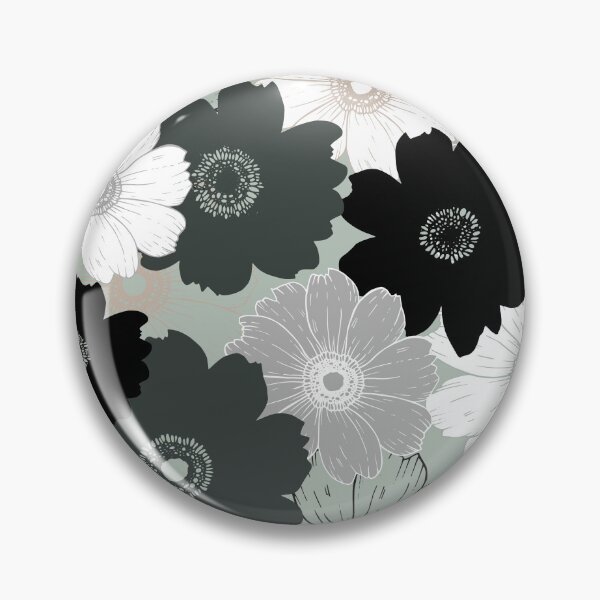 Item preview, Daisy pattern - Sage greens designed and sold by LindaSitniece.
