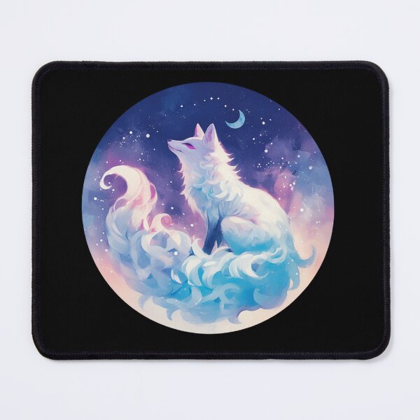 Item preview, White Fox // Aesthetic White Fox // Galaxy and Stars // Polar Fox designed and sold by SMARTKIT DESIGNAGENCY.