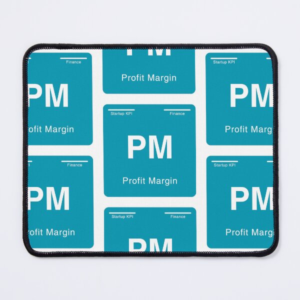 Item preview, Periodic table of startup KPIs “Profit Margin (PM)” designed and sold by whatthetechgear.