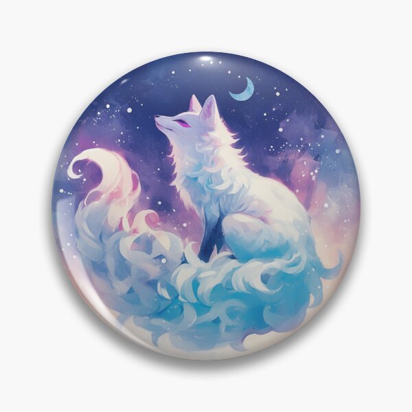 Item preview, White Fox // Aesthetic White Fox // Galaxy and Stars //  Polar Fox designed and sold by SMARTKIT  DESIGNAGENCY.