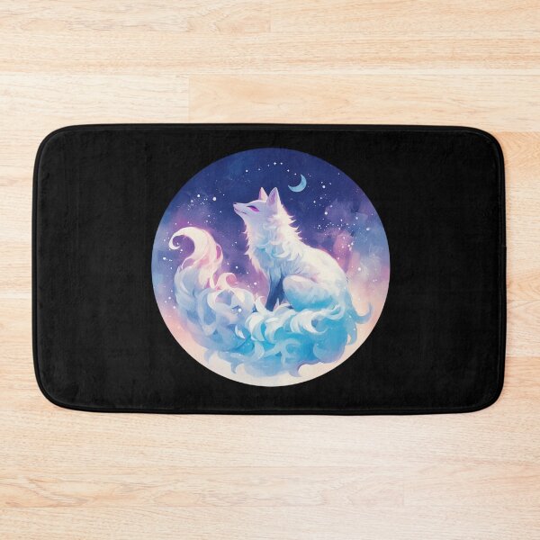 Item preview, White Fox // Aesthetic White Fox // Galaxy and Stars //  Polar Fox designed and sold by SMARTKIT  DESIGNAGENCY.
