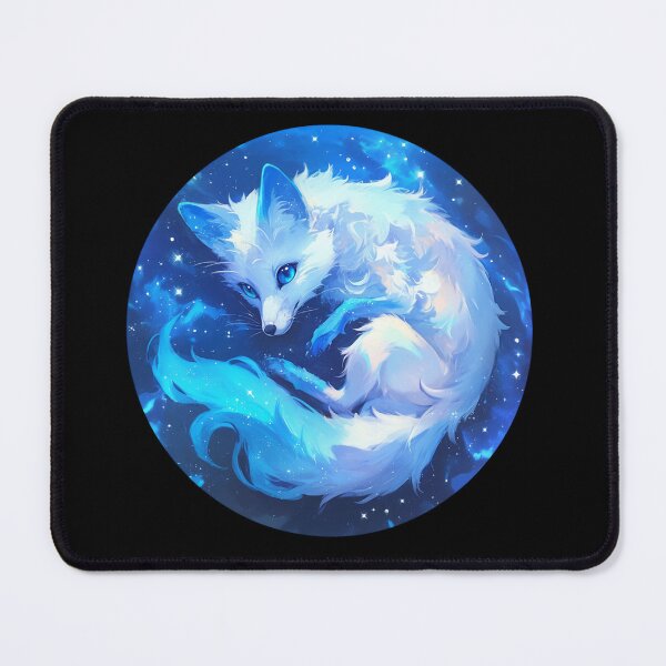 Item preview, White Fox // Aesthetic White Fox // Galaxy and Stars // Polar Fox designed and sold by SMARTKIT DESIGNAGENCY.