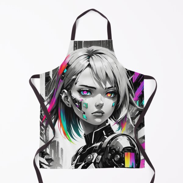 Item preview, Android Girl, Anime Art, Neon Noir, Futuristic designed and sold by Burn-Ego.
