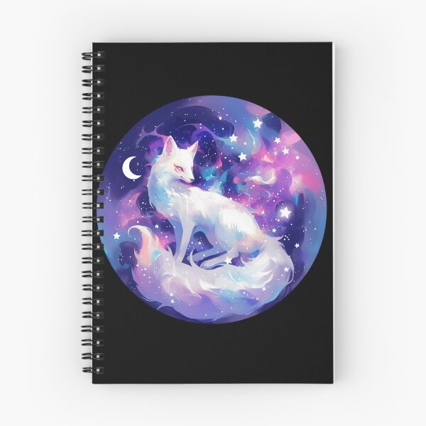 Item preview, White Fox // Aesthetic White Fox // Galaxy and Stars //  Polar Fox designed and sold by SMARTKIT  DESIGNAGENCY.