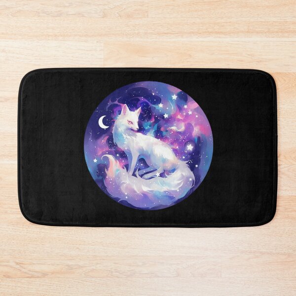 Item preview, White Fox // Aesthetic White Fox // Galaxy and Stars //  Polar Fox designed and sold by SMARTKIT  DESIGNAGENCY.