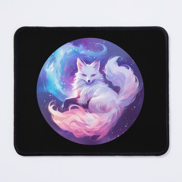Item preview, White Fox // Aesthetic White Fox // Galaxy and Stars // Polar Fox designed and sold by SMARTKIT DESIGNAGENCY.