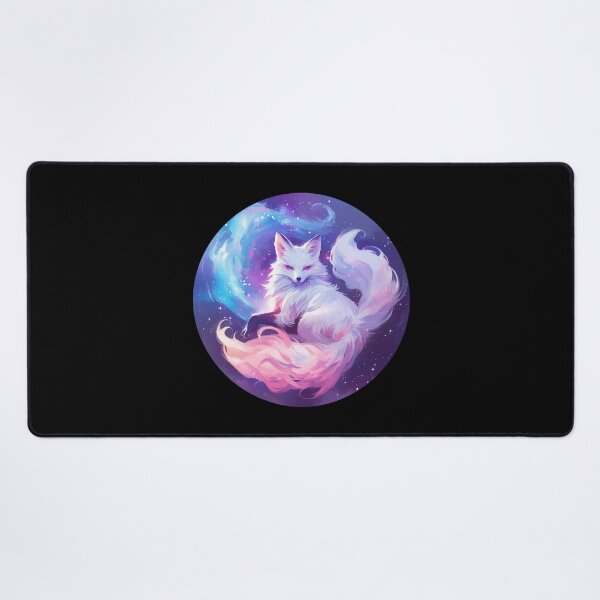 Item preview, White Fox // Aesthetic White Fox // Galaxy and Stars // Polar Fox designed and sold by SMARTKIT DESIGNAGENCY.