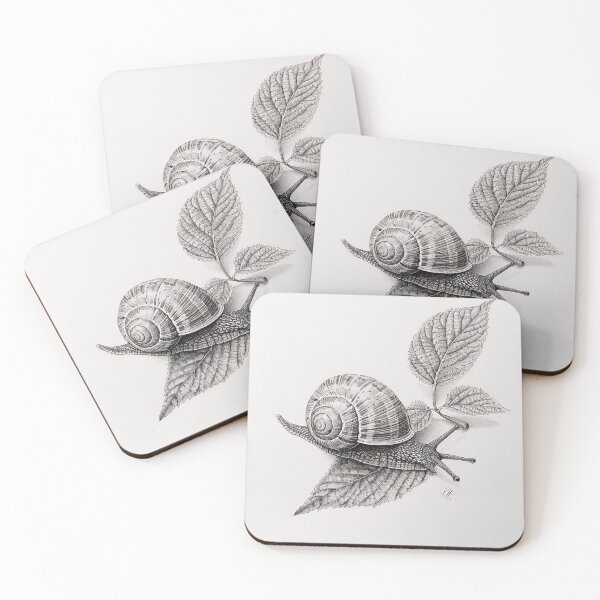 Item preview, Snail pencil drawing designed and sold by Pencil-Art.