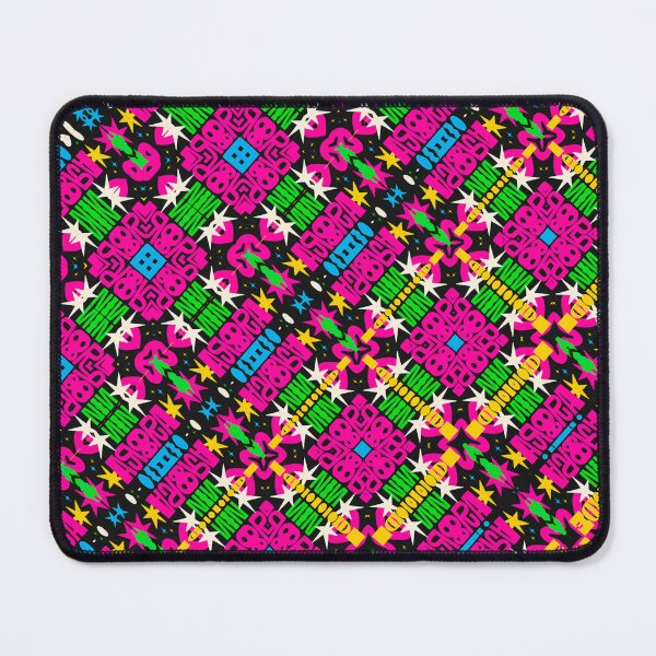 Item preview, Urban Inferno: Striking Black,Green and Pink Tesselated Kaleidoscope Pattern designed and sold by OwlWorks.