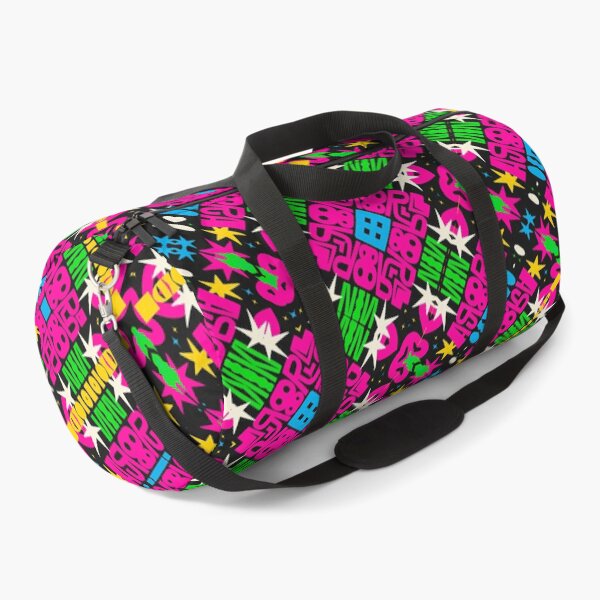Item preview, Urban Inferno: Striking Black,Green and Pink Tesselated Kaleidoscope Pattern designed and sold by OwlWorks.
