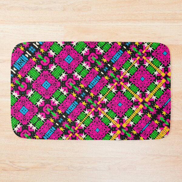 Item preview, Urban Inferno: Striking Black,Green and Pink Tesselated Kaleidoscope Pattern  designed and sold by OwlWorks.