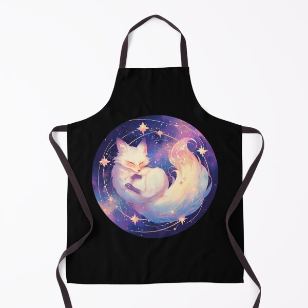 Item preview, White Fox // Aesthetic White Fox // Galaxy and Stars // Polar Fox designed and sold by SMARTKIT DESIGNAGENCY.