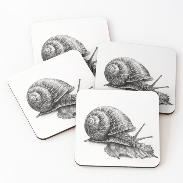 Item preview, Snail pencil drawing designed and sold by Pencil-Art.