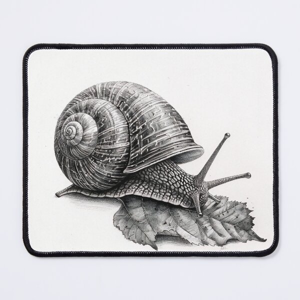Item preview, Snail pencil drawing designed and sold by Pencil-Art.