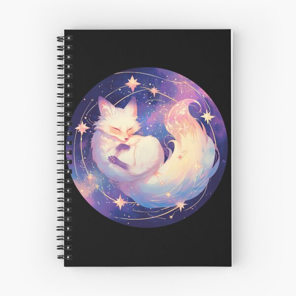 Item preview, White Fox // Aesthetic White Fox // Galaxy and Stars //  Polar Fox designed and sold by SMARTKIT  DESIGNAGENCY.
