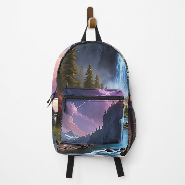 Item preview, Mountain struck by lightning. designed and sold by PixelParadies.