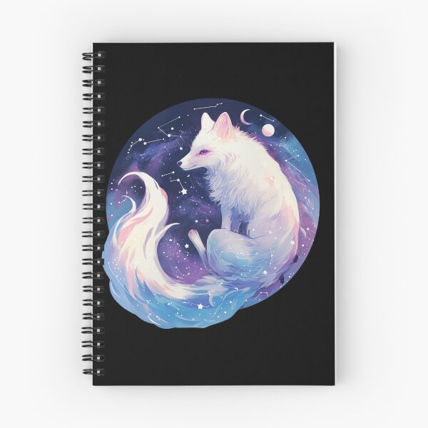 Item preview, White Fox // Aesthetic White Fox // Galaxy and Stars //  Polar Fox designed and sold by SMARTKIT  DESIGNAGENCY.