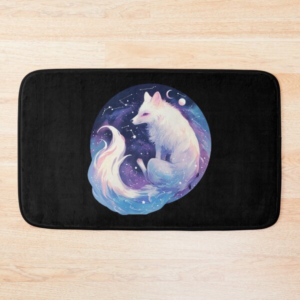 Item preview, White Fox // Aesthetic White Fox // Galaxy and Stars //  Polar Fox designed and sold by SMARTKIT  DESIGNAGENCY.