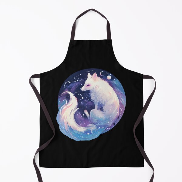 Item preview, White Fox // Aesthetic White Fox // Galaxy and Stars // Polar Fox designed and sold by SMARTKIT DESIGNAGENCY.