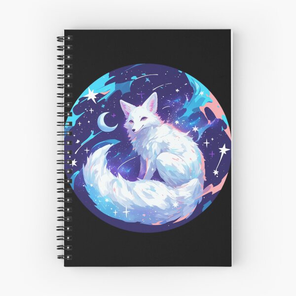 Item preview, White Fox // Aesthetic White Fox // Galaxy and Stars //  Polar Fox designed and sold by SMARTKIT  DESIGNAGENCY.