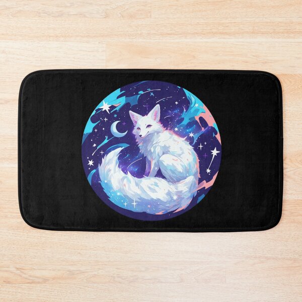 Item preview, White Fox // Aesthetic White Fox // Galaxy and Stars //  Polar Fox designed and sold by SMARTKIT  DESIGNAGENCY.