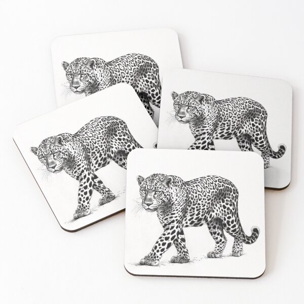 Artikelvorschau, Mit Bleistift gezeichneter Jaguar entworfen und verkauft von Pencil-Art.