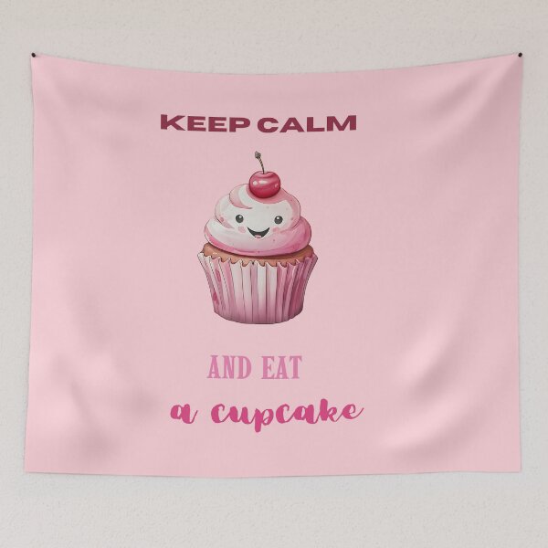 Item preview, Keep Calm and Eat a Cupcake designed and sold by HarperSkye.