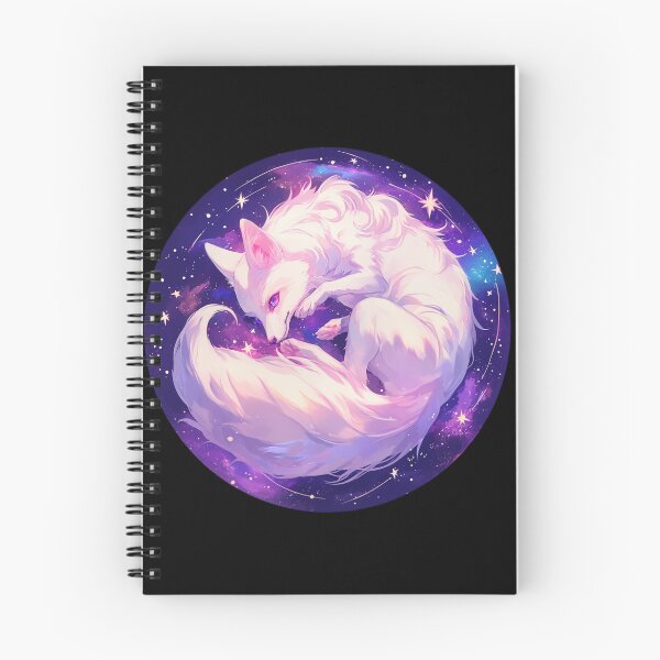 Item preview, White Fox // Aesthetic White Fox // Galaxy and Stars //  Polar Fox designed and sold by SMARTKIT  DESIGNAGENCY.