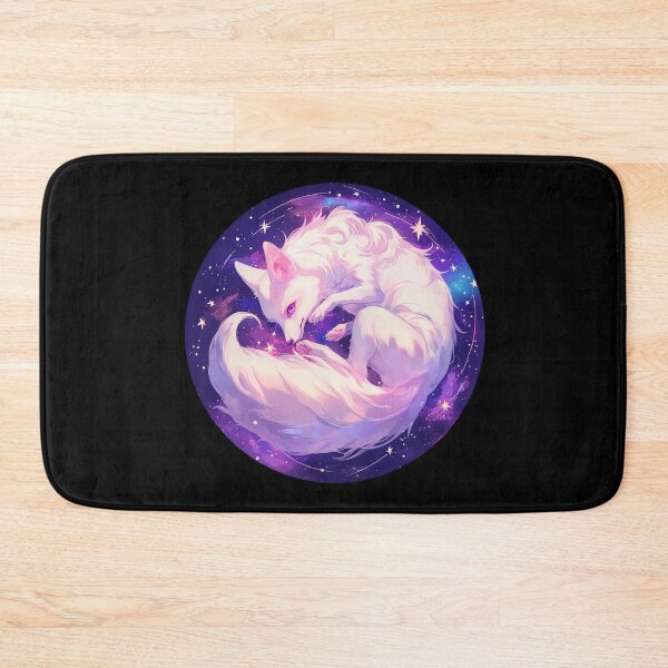 Item preview, White Fox // Aesthetic White Fox // Galaxy and Stars //  Polar Fox designed and sold by SMARTKIT  DESIGNAGENCY.