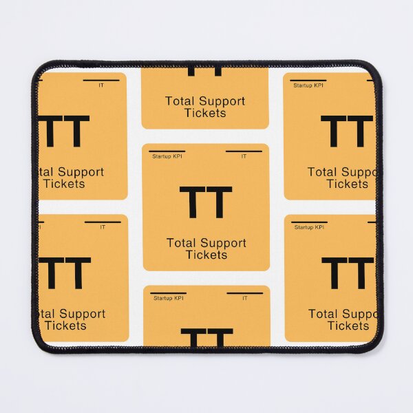 Artikelvorschau, Periodensystem der Startup-KPIs „Total Support Tickets (TT)“ entworfen und verkauft von whatthetechgear.