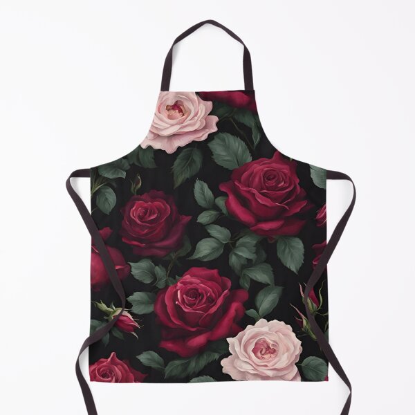 Item preview, Bordeaux and light roses floral dark girlie flowers gift for gardener garden lovers poet decadence designed and sold by Fantasy Cache.