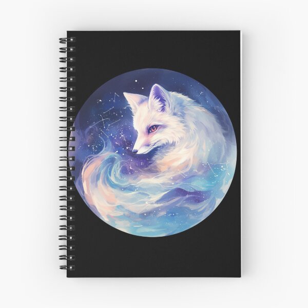 Item preview, White Fox // Aesthetic White Fox // Galaxy and Stars //  Polar Fox designed and sold by SMARTKIT  DESIGNAGENCY.