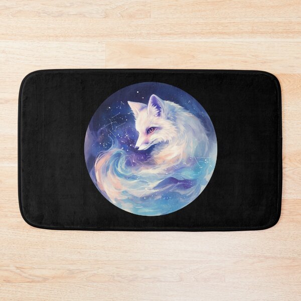 Item preview, White Fox // Aesthetic White Fox // Galaxy and Stars //  Polar Fox designed and sold by SMARTKIT  DESIGNAGENCY.