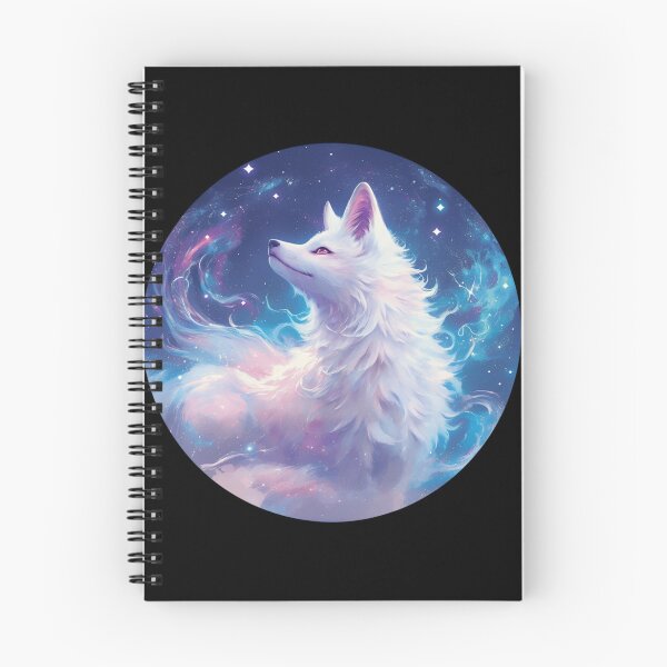 Item preview, White Fox // Aesthetic White Fox // Galaxy and Stars //  Polar Fox designed and sold by SMARTKIT  DESIGNAGENCY.