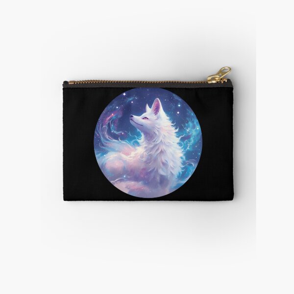 Item preview, White Fox // Aesthetic White Fox // Galaxy and Stars //  Polar Fox designed and sold by SMARTKIT  DESIGNAGENCY.