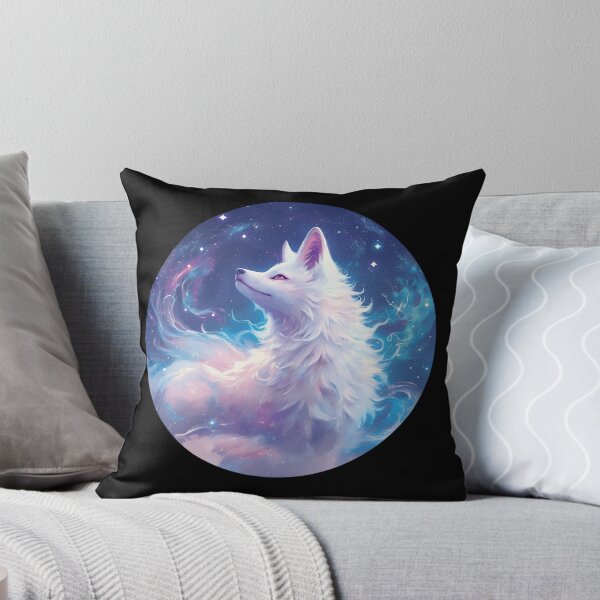 Item preview, White Fox // Aesthetic White Fox // Galaxy and Stars //  Polar Fox designed and sold by SMARTKIT  DESIGNAGENCY.