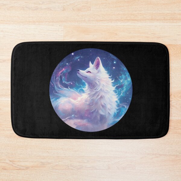 Item preview, White Fox // Aesthetic White Fox // Galaxy and Stars //  Polar Fox designed and sold by SMARTKIT  DESIGNAGENCY.