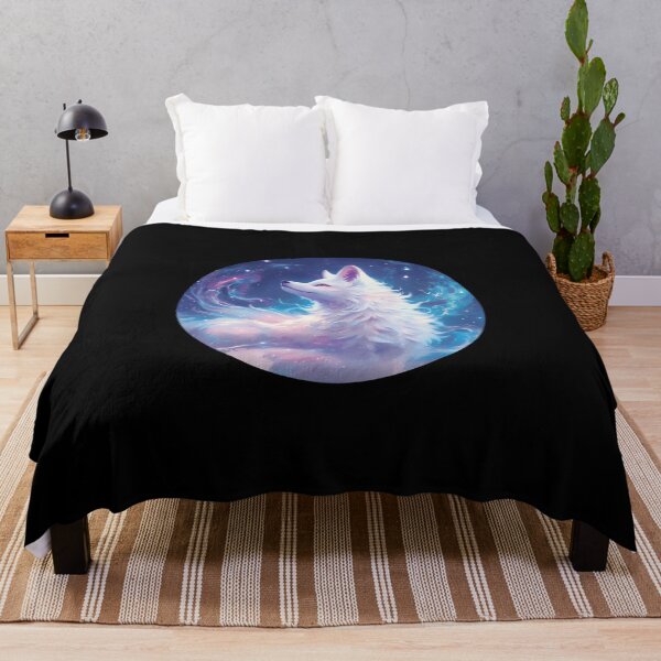 Item preview, White Fox // Aesthetic White Fox // Galaxy and Stars //  Polar Fox designed and sold by SMARTKIT  DESIGNAGENCY.