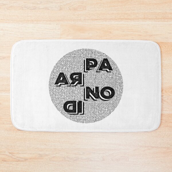 Item preview, Paranoid stylish lineart black and white type modern minimalist designed and sold by aisimard.