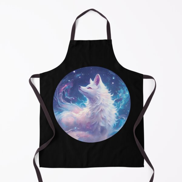 Item preview, White Fox // Aesthetic White Fox // Galaxy and Stars // Polar Fox designed and sold by SMARTKIT DESIGNAGENCY.