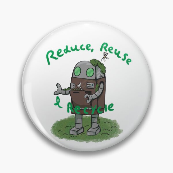 Item preview, Ted The Cleaning Robot designed and sold by LemonBubblesArt.