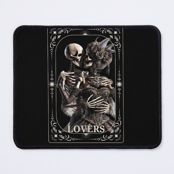 Item preview, Skeleton lovers tarot card gothic designed and sold by MilkyForest.