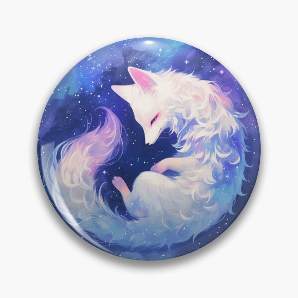Item preview, White Fox // Aesthetic White Fox // Galaxy and Stars //  Polar Fox designed and sold by SMARTKIT  DESIGNAGENCY.