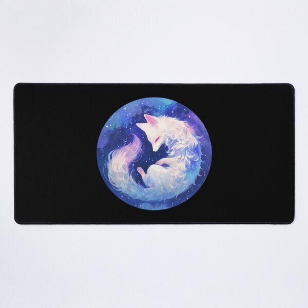 Item preview, White Fox // Aesthetic White Fox // Galaxy and Stars // Polar Fox designed and sold by SMARTKIT DESIGNAGENCY.